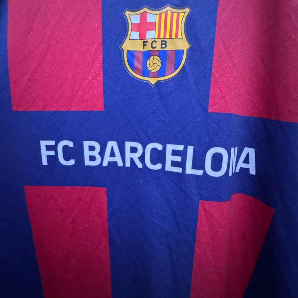 FC Barcelona Messi # 10 Blue / red shirt soccer football Jersey XXL - Picture 3 of 7